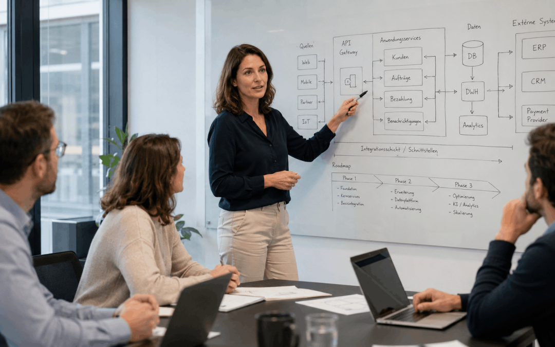 Systemarchitektur im Unternehmen: Zielbild, Integration und Roadmap sauber planen