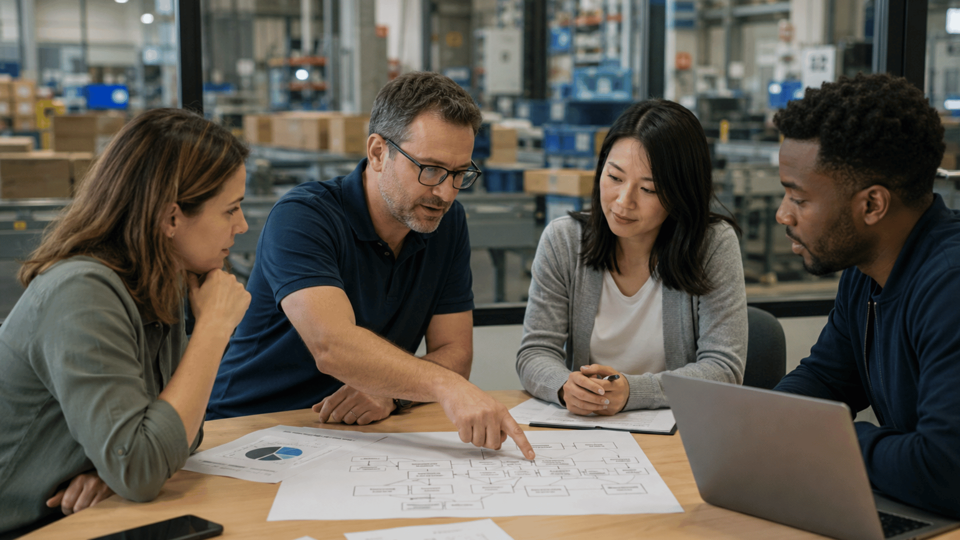 Team plant Prozessautomatisierung Team plant Prozessautomatisierung anhand einer Prozesslandkarte und konkreter Workflow-Schritte in einem KMU