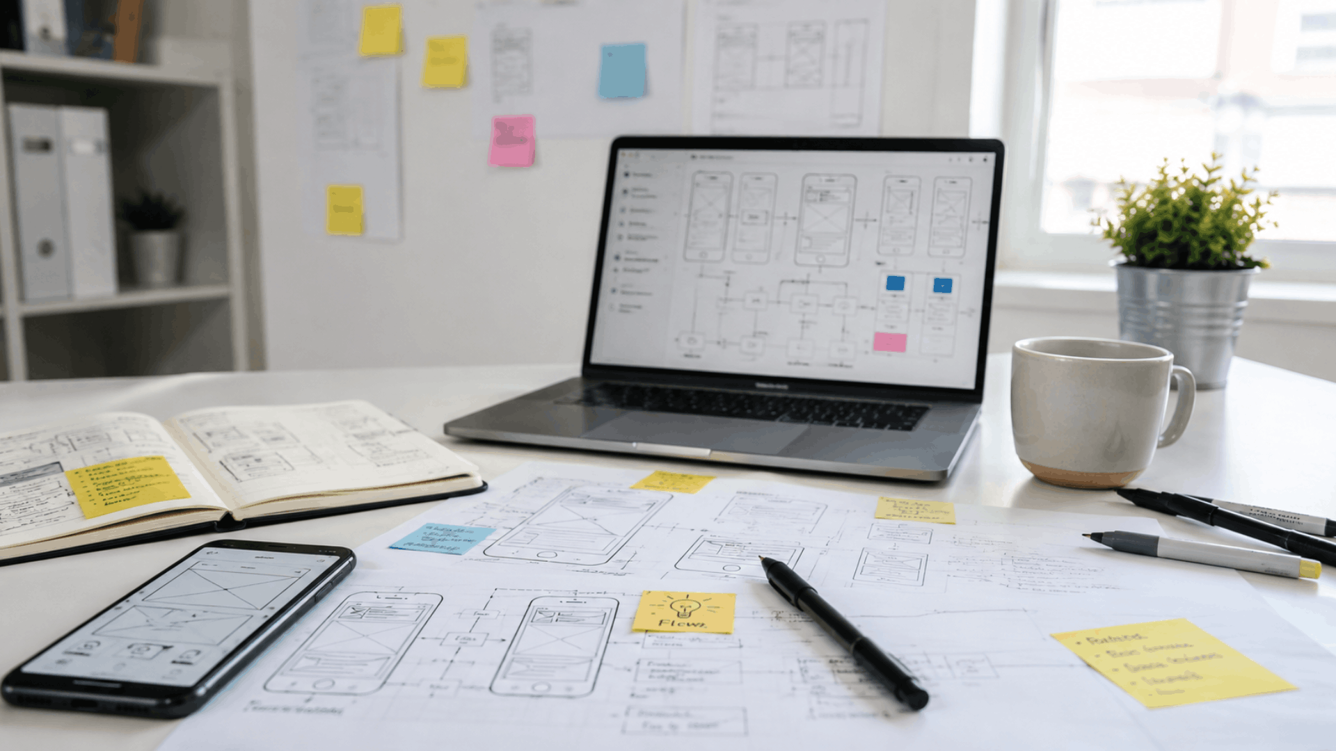 UX Design mit Wireframes, User Flows und digitalen Prototypen UX Design mit Wireframes, User Flows und digitalen Prototypen für ein digitales Produkt